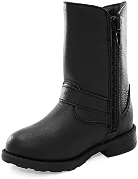 Simple Joys by Carter's Girls Jen Fashion Boot, Black, 4 Toddler | Image 5