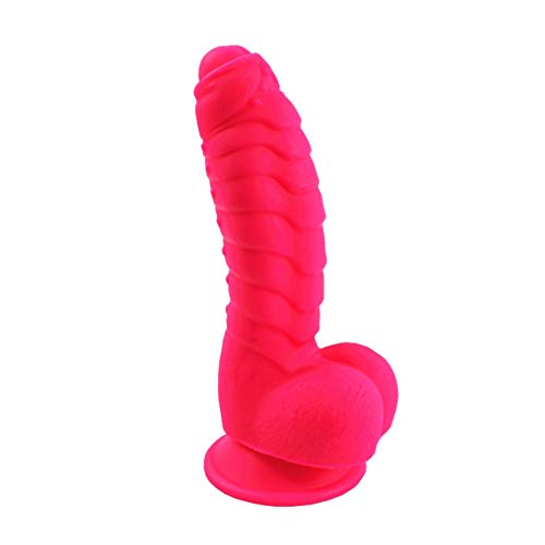 Realistic Silicone Lifelike (6.9"Long,1.77"Wide) Huge Size Massager for Women with Suction Cup Personal