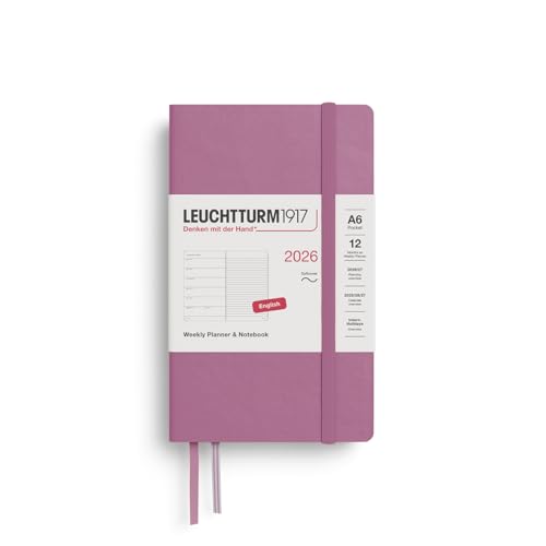 LEUCHTTURM1917 EB[N[蒠 & 蒠|Pbg(A6) 2026N \tgJo[ 12 _XeB[Y p 372693