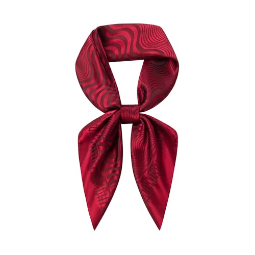 Image of 35 inch Men's Large Square Jacquard Scarf - Cowboy Wild Rugged Style, With Gift Packed
