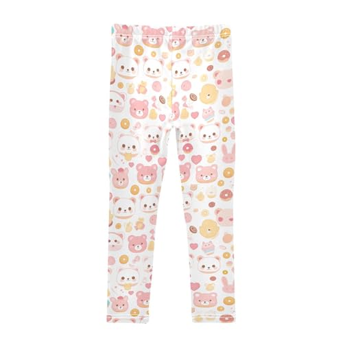 KLL Cute Cartoon Newborns Rabbit Bear Toddler Girl Cotton Leggings Comfortable Full Length Leg Yoga Pants Sports2