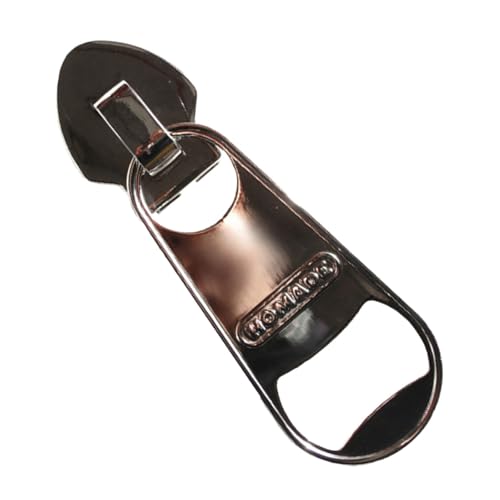 Jar Openers Funny Large Zipper Pull Shaped Bottle Opener, Ideal for Women,Multipurpose Kitchen Tool Fridge Magnet (Zipper)