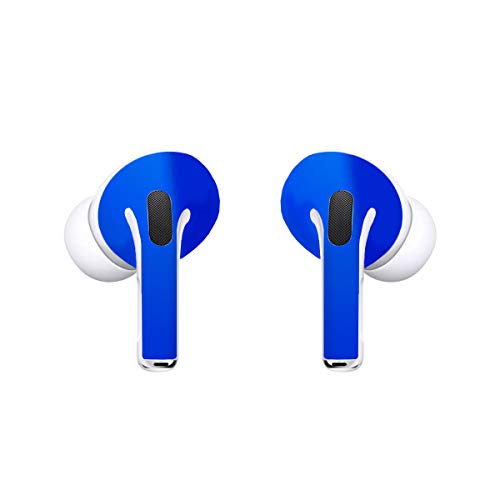 Skin Airpods Pro anti-rayures en vinyle 3M bleu feu protecteur