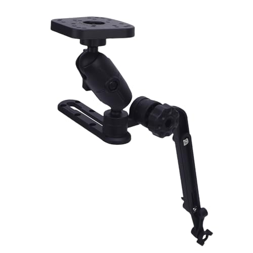 Xiuganpo Soporte Electrónico Marino para Buscador de Peces Duradero con Brazo Ajustable para Scotty Lowrance Humminbird para Pesca en Barco, Yate, Kayak