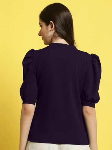 Image of Fabflee Women's Solid Regular Fit Top
