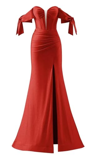 Robe de demoiselle d'honneur sirène qui maintient sans bretelles