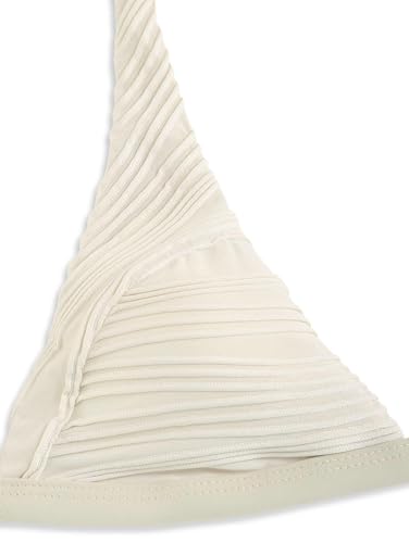 ZAFUL Bikini Sets for Women Triangle Textured Plunging High Cut Cheeky Bikini Swimsuits Two Piece Bathing Suits4