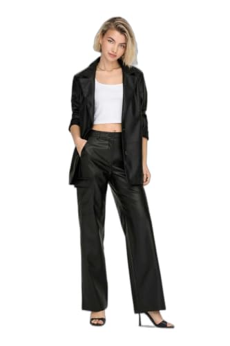 Blazer faux leather ONLY veste de soirée et bureau pour femme moderne