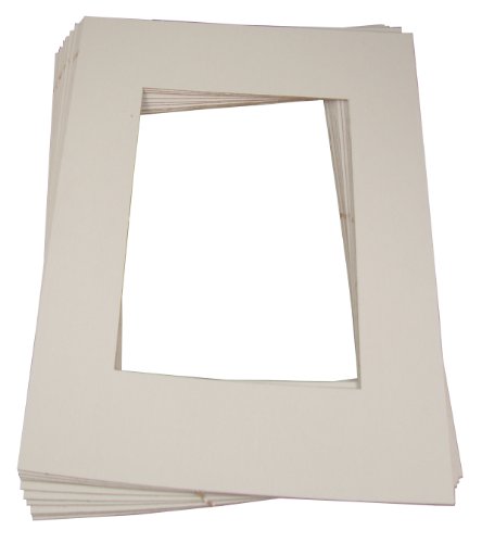 INOVART Picture-It White Pre-Cut Art/Photo Mat Frames Cover