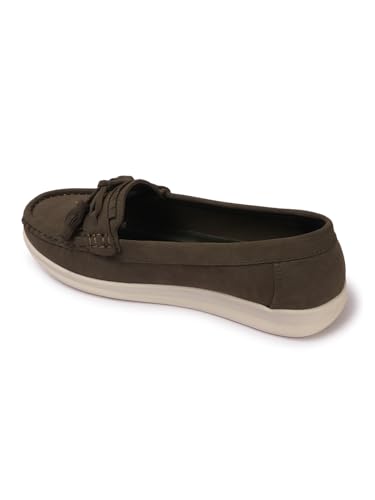 Image of Elle Women ComfortableFlats Square Toe Slip-Onfashion Shoes for Daily use, Office use, Casual use