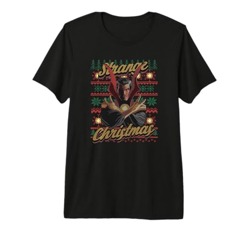 T-shirt Doctor Strange de Marvel style pull de Noël moche rétro pour homme et femme
