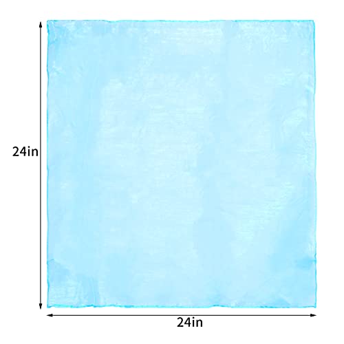 image for Jmkcoz 12pcs Square Juggling Silk Dance Scarves Magic Tricks Performan