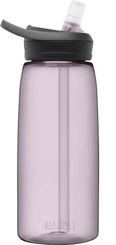 Image of CamelBak Eddy+ Water Bottle with Bite Valve Straw, Leak‑Resistant Easy‑Sip Design for Everyday Hydration, 32oz, Purple Sky