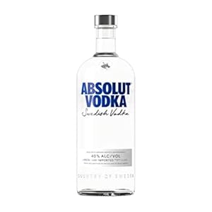 Absolut Vodka Original – Edler und extrem reiner Premium-Vodka aus Schweden in der ikonischen Apotheker-Flasche – 1 x 1 l