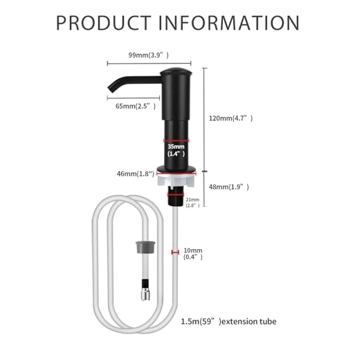 Distributeur de savon intégré de cuisine pour un évier propre et rangé - 3