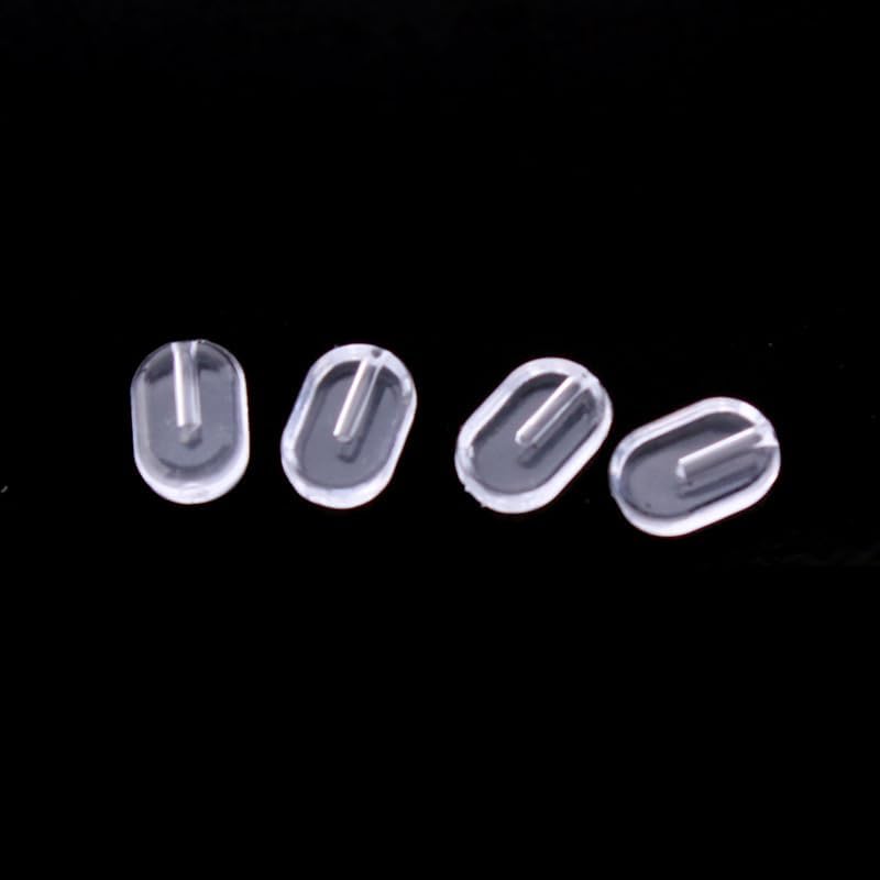 Miniatura 3 de 2 pares de almohadillas de nariz de repuesto, deslizantes de PVC para ojos, lentes para presbici