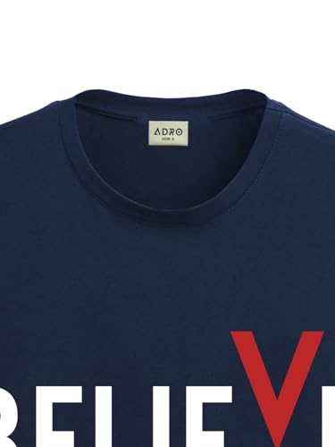 Image of ADRO Men Cotton Regular Printed Tshirt