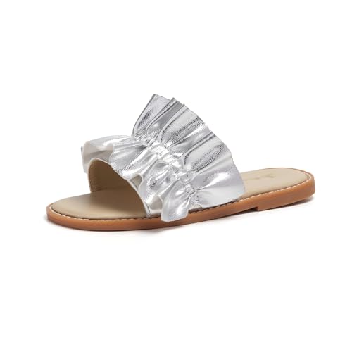 Image of THEE BRON Girls Cute Slip-On Slippers Stylish Sandals for Toddlers & Kids