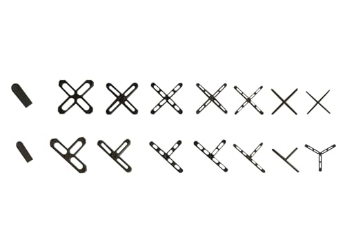 UTILFER Distanziatori Per Piastrelle A Croce Mm 2-3-4-5 1000 Pz, 5