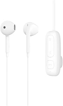 Bix Klipsli Bluetooth 5.3 TWS Mikrofonlu Kulak i i Yaka Kulakl k Beyaz