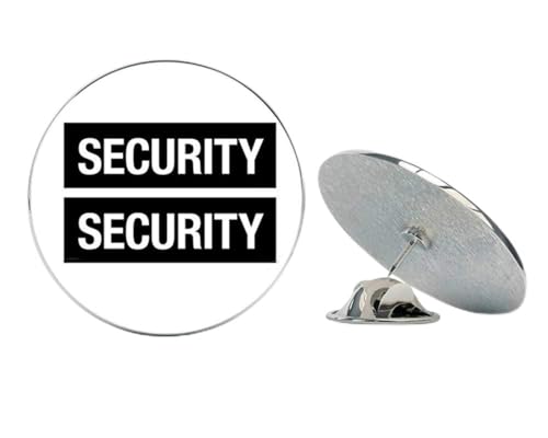 NYC Jewelers Security Set of Metal 0.75" Lapel Hat Pin Tie Tack Pinback