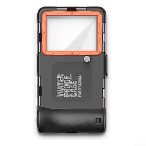 Étui de téléphone sous-marin en alliage et verre trempé étanche IP68 pour plonger
