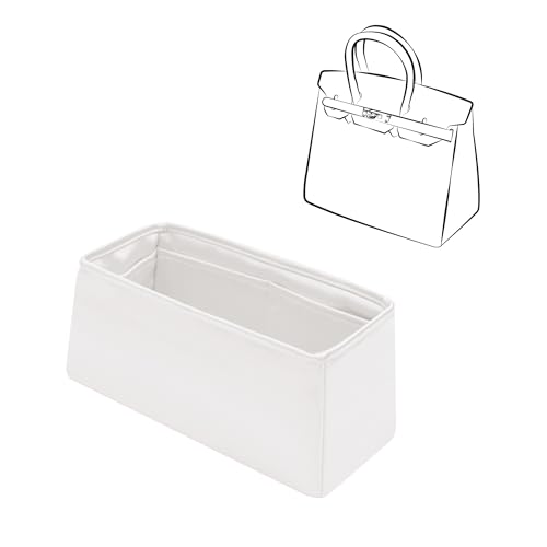 Image of Organizer Insert for Evelyne 16 /29 /33 /40 and More,Silk Touch and Lightweight(Fits Berkin 20, White)