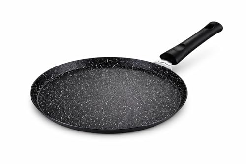 Image of Non Stick Granite Dosa Tawa for Gas Stove | Flat Roti Chapati Tawa Pan | Heavy Duty Pancake & Crepe Pan with Handle | Ideal for Dosa, Uttapam, Paratha & Breakfast Cooking