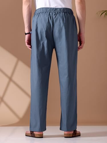 Image of Beyoung Cotton Loose Fit Pyjama For Men | Pure Cotton | Elasticated Waistband | Casual Style | Nightwear For Men | Lounge Pants