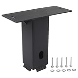 Fahrradträger und für Ladungsträger, Wandhalterung, Organizer, kompatibel mit 5,1 cm Anhängerkupplung, robuste Stahlkonstruktion für Garage oder LKW-Aufbewahrung