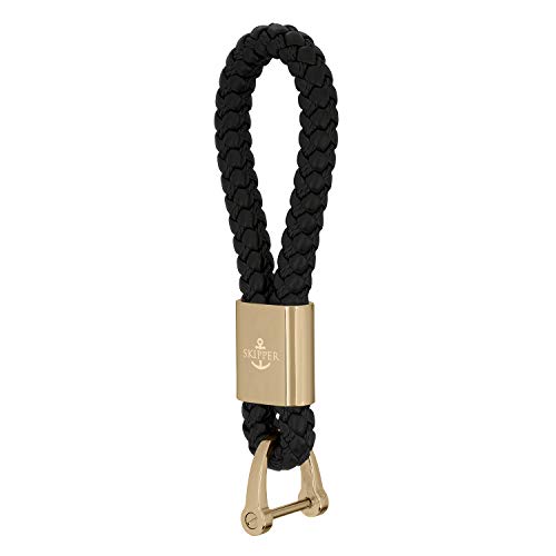 Skipper Schlüsselanhänger Karabiner - Maritimes Design Edelstahl