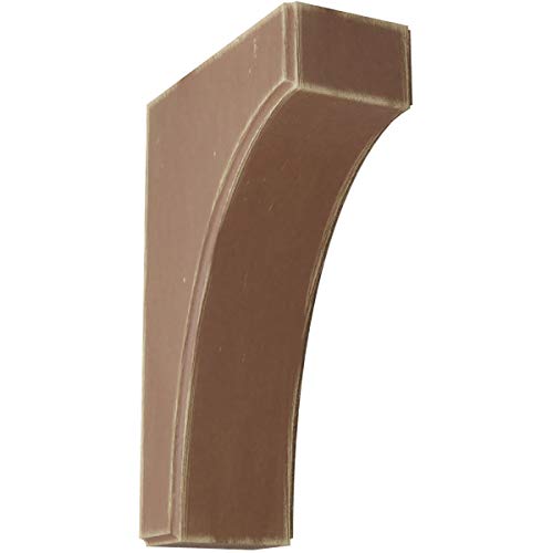 3 1/2"W x 8"D x 12"H Clarksville Wood Vintage Decor Bracket, Weathered Brown