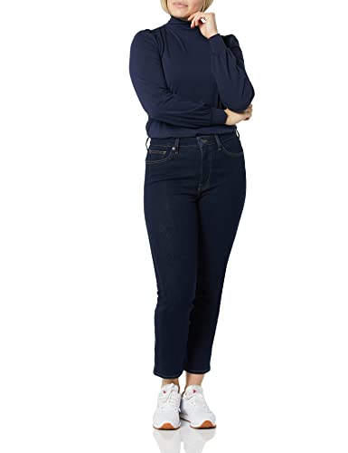 Amazon-Aware-Jean-Slim-Droit-Taille-Haute-pour-Femme