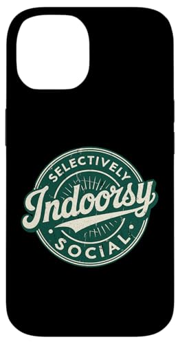Indoorsy Selectively Social �r���e�[�W ���Љ�I �����I �X�}�z�P�[�X iPhone 14 �p