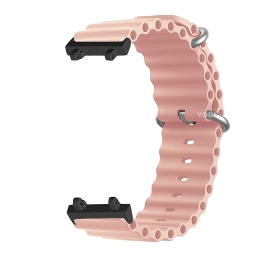Image of YODI Strap Band Compatible with Amazfit T-Rex 2 Smartwatch Only Soft Silicone | Nylon | Chain | Leather Watch Straps with Installation Adjuster Tool For Amazfit TRex 2