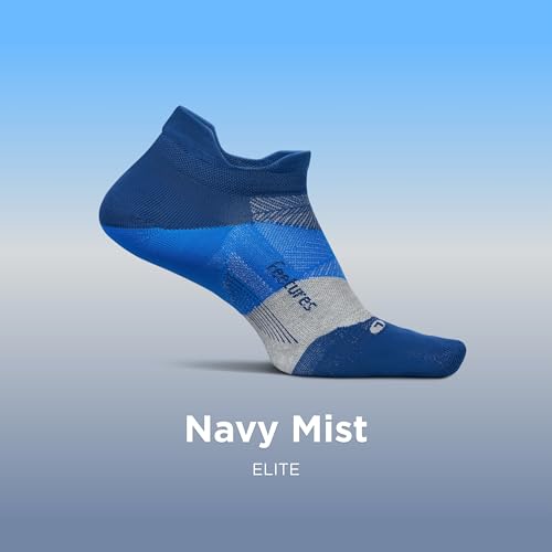 Image of Feetures Elite Light Cushion Mini Crew Sock - Sport Sock with Targeted Compression