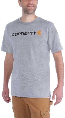 Carhartt Relaxed Fit Heavyweight Short-Sleeve Logo Graphic T-Shirt