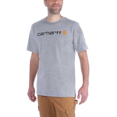 Carhartt Core Logo T-Shirt S/S - T-Shirt Hellgrau L