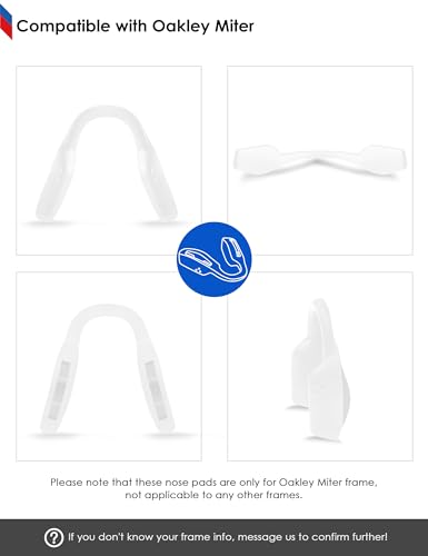 Image of BLAZERBUCK Replacement Nose Piece Nose Pads for Oakley Miter OX8154 Eyeglass