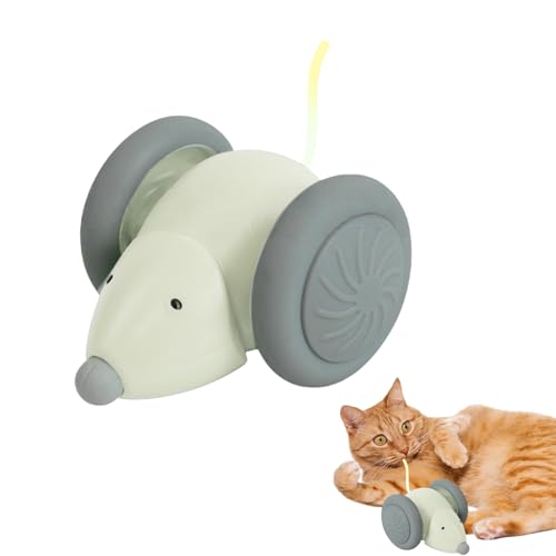 Interactive Cat Toy, Enrichment Mice Game, Electric Smart Touch, Automatic Motion Feature, Sturdy Play Design, Perfect for Exerc