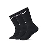 [ナイキ] 3足組 ソックス 靴下 スポーツソックス 3P エブリデイ クッション クルー ソックス SX7664 25-27 010/ブラック