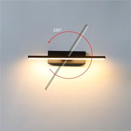Lampe murale LED orientable avec angle ajustable à 330° en aluminium blanc - 3