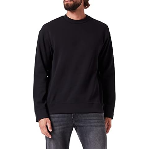Sisley Men's Black Long Sleeve Sweatshirt Cover