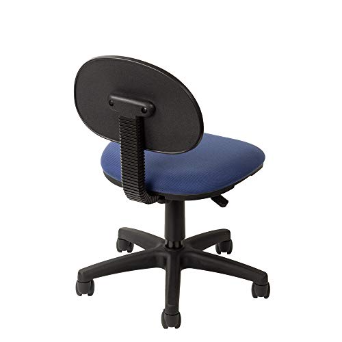 Image of Nakabayashi Z0612 Office Chair, Desk Chair, No Tools Required, Easy Assembly, Blue