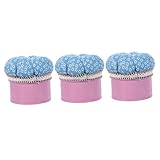 Angoily 3 Piezas Caja de Almacenamiento de Agujas y de Hojalata con Diseño de Calabaza Tapa Protectora Compacto y Resistente al para Costura y Manualidades Casa
