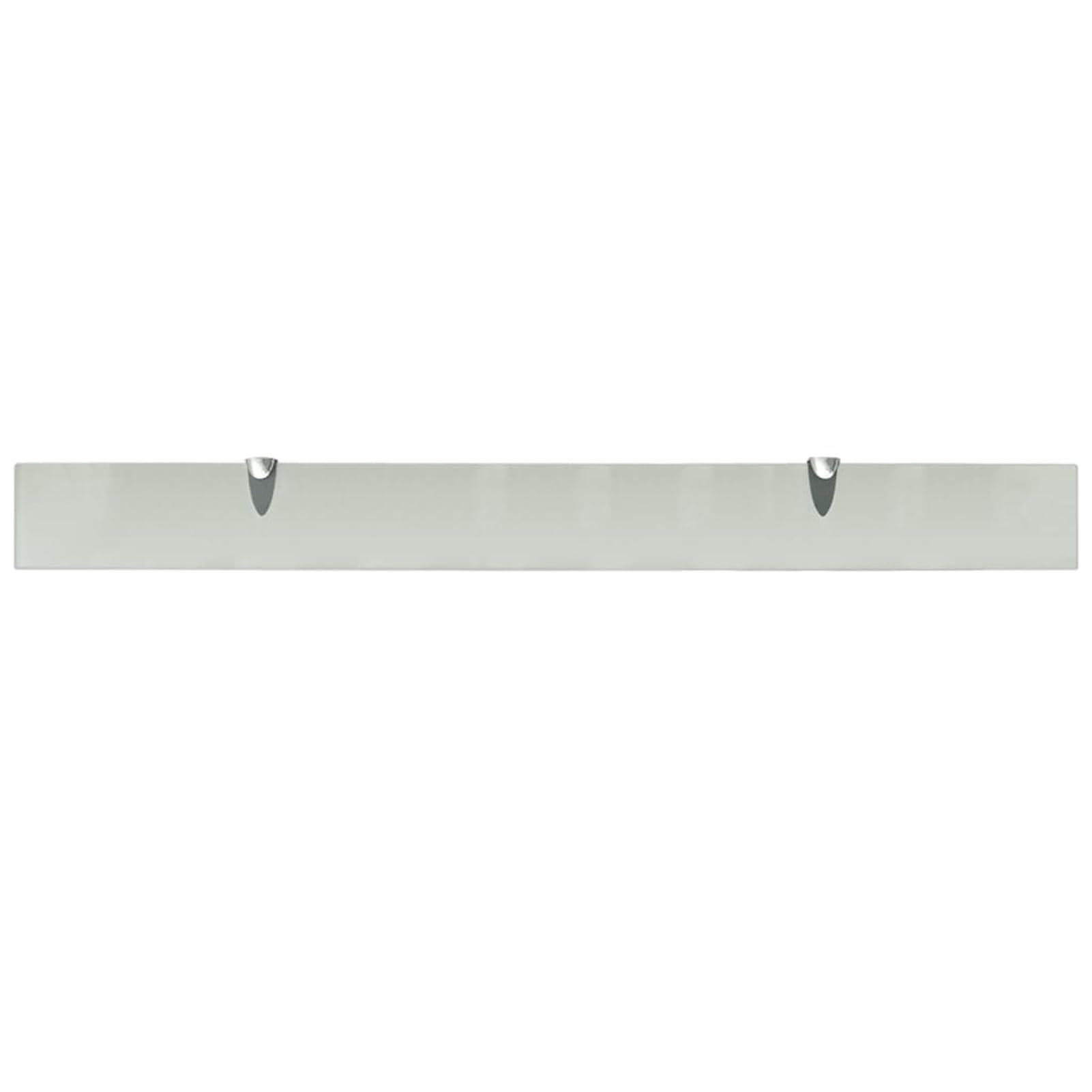 Homgoday Estantes flotantes de cristal, 100 x 10 cm, 8 mm, armario librería, vitrina, librería vertical, ahorra espacio, estantería de suelo, para salón, estudio, modelo 3051517