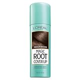 L'Oreal Paris Magic Root Cover Up Gray Concealer Spray, Medium Brown, 2 Oz(Packaging May Vary)