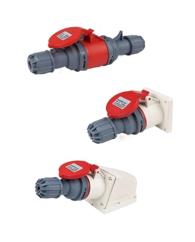 Conector de zócalo panel colgante macho y hembra de 4 pines 16A 5