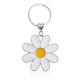 Photo Gallery kkvogmle simpatico portachiavi a forma di margherita, accessori in metallo per borsa, portachiavi floreale, portachiavi per auto per donne e ragazze, bianco, 4.5*8.5 Photo Gallery kkvogmle simpatico portachiavi a forma di margherita, accessori in metallo per borsa, portachiavi floreale, portachiavi per auto per donne e ragazze, bianco, 4.5*8.5