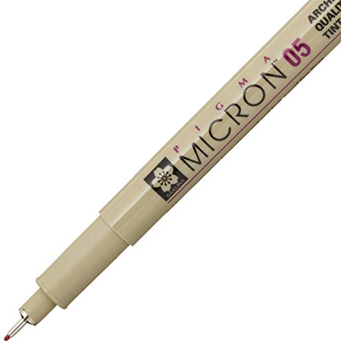 MARCADOR TECNICO NANKIN PIGMA MICRON 05 - ROSA - USO PROFISSIONAL